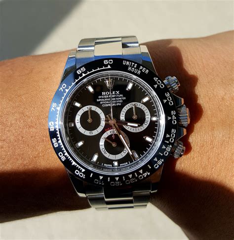 daytona rolex black face.